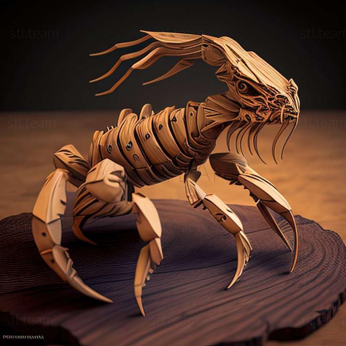 3D model Euscorpius alpha (STL)